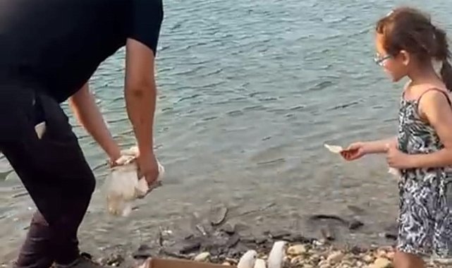 Baba kızdan örnek davranış