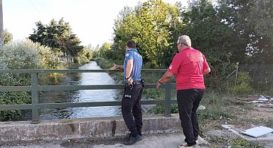 Bafra'da sulama kanalına düşen şahıs vatandaşlar tarafından kurtarıldı