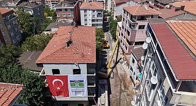 Bahçelievler'de kentsel dönüşüm kapsamında 69 bağımsız bölüm yıkıldı