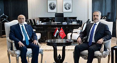 Bakan Fidan, Irak Temsilciler Meclisi Başkanı Meşhedani ile bir araya geldi