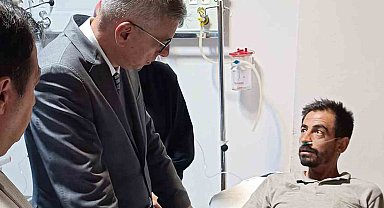 Bakan Memişoğlu'ndan Eskişehir'deki yangından yaralananlara ziyaret