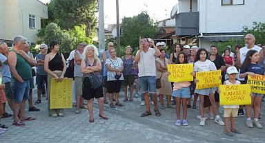 Balıkesir'de mahallelinin baz istasyonu tepkisi
