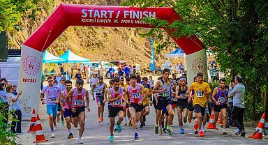Başiskele'de dağ koşusu heyecanı yaşandı