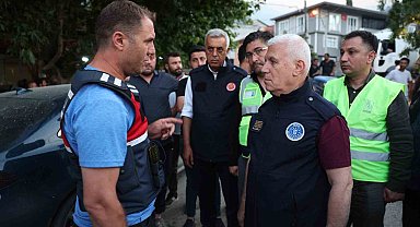 Başkan Bozbey'den yangın bölgesine ziyaret