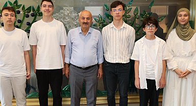 Başkan Büyükgöz LGS birincilerini ağırladı