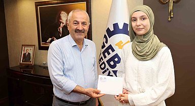 Başkan Büyükgöz, LGS birincilerini ağırladı