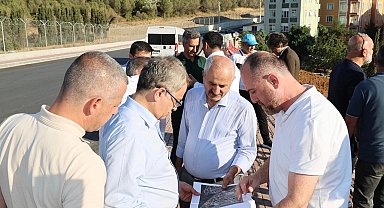 Başkan Büyükgöz ve Dr. Baraçlı projeleri yerinde inceledi