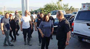 Başkan Çerçioğlu: "Tüm kurum ve kuruluşlarla birlikte yangını söndürmeye çalıştık"