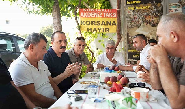 Başkan Kotan taksici esnafına konuk oldu