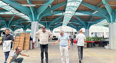 Başkan Mirza, imalathane ve Kapalı Pazar Yeri'nde incelemelerde bulundu