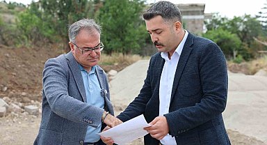 Başkan Özdoğan'dan Kayseri Caddesi'nde inceleme