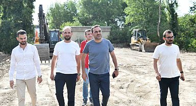 Başkan Özlü, Başiskele'deki çalışmaları yerinde inceledi