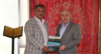 Başkan Pütün 'Beyağaç Time' projelerini Vali Coşkun ve Çavuşoğlu'na anlattı