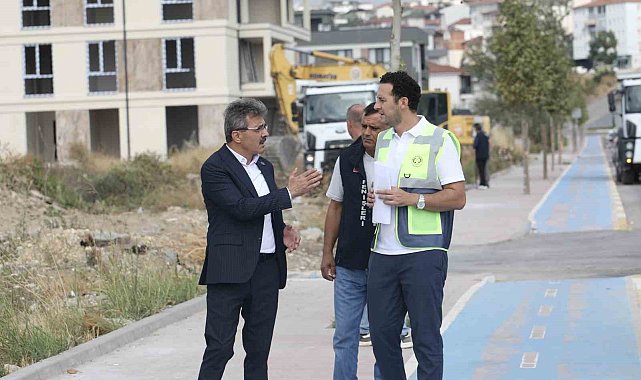 Başkan Şenol Dinç yeni pazar alanını inceledi