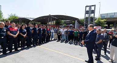 Başkan Tugay'dan izmir'in ateş savaşçılarına teşekkür