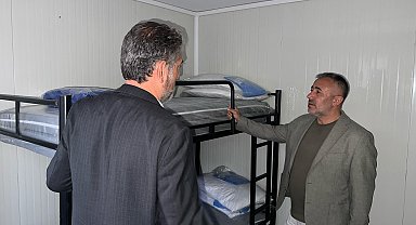 Başkan Yıldırım, konteyner kentlerde incelemelerde bulundu