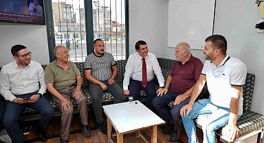 Başkan Yılmaz'dan taksici esnafına ziyaret