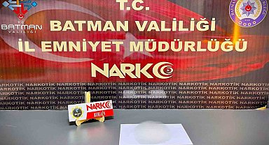 Batman'da 175 gram kokainin ele geçirildiği operasyonda 2 kişi tutuklandı