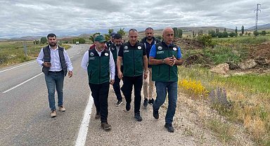 Bayburt Kırklartepe Barajı'nda devam eden çalışmalar incelendi