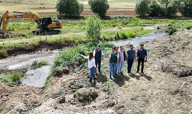 Bayburt'ta arazi toplulaştırma çalışmaları yerinde incelendi
