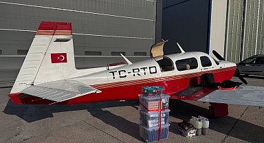 Bayburt'ta özel jet düştü