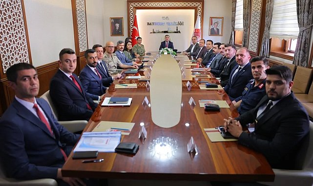 Bayburt'un asayiş ve güvenliğine yönelik yapılan çalışmalar toplantıda değerlendirildi