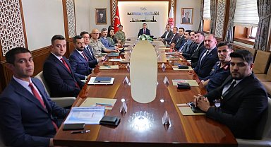 Bayburt'un asayiş ve güvenliğine yönelik yapılan çalışmalar toplantıda değerlendirildi