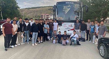 Bayburtlu öğrenciler Çanakkale'ye uğurlandı
