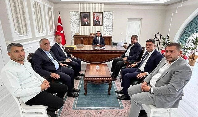 Belediye Başkanlarından Kaymakam Dertlioğlu'na ziyaret