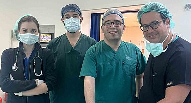 Beş günlük bebek, Selçuk Tıp'ta nefesine kavuştu