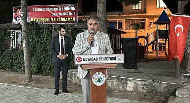 Beyağaç'ta 15 Temmuz Demokrasi ve Milli Birlik Gününde şehitler unutulmadı