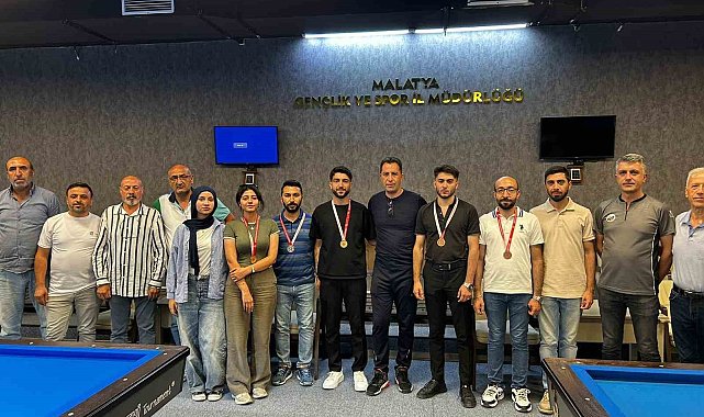 Bilardoda Elazığlı sporcudan başarı