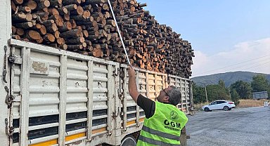 Bilecik Pazaryeri'nde orman emvali denetimi