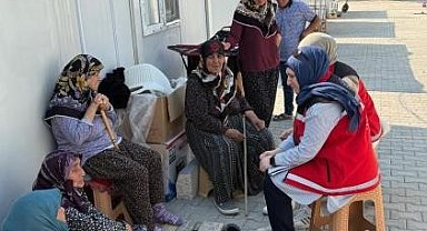 Bilecik'te yangın zedelere psikososyal destek ziyareti