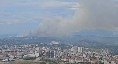 Bilecik'teki orman yangınına müdahale sürüyor: Dumanlar kent merkezine kadar geldi