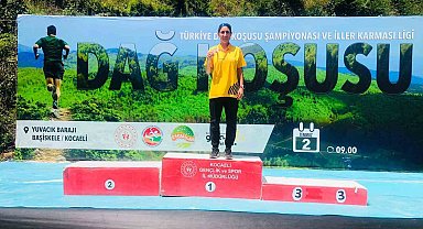 Bilecikli atlet Sebahat Demir Türkiye Dağ Koşusu Şampiyonu oldu