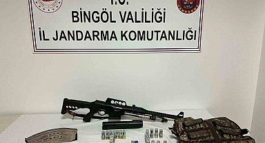 Bingöl'de 2 adet tüfek ele geçirildi