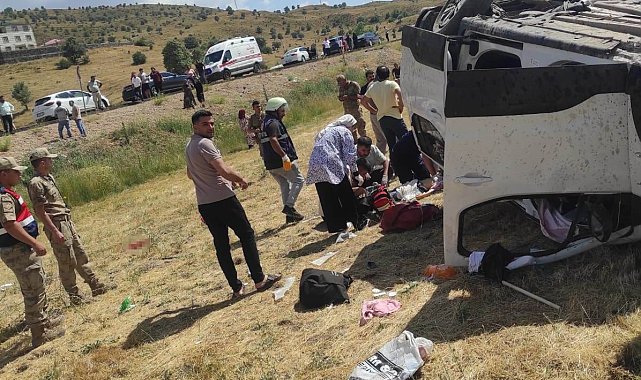 Bingöl'de feci kaza: 1 ölü, 6 yaralı