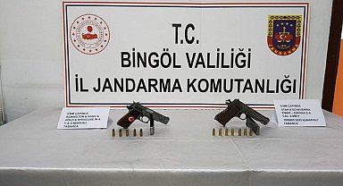 Bingöl'de ruhsatsız silah operasyonu