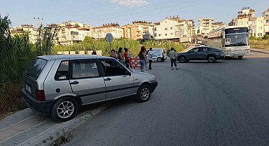 Bir anlık dikkatsizlik kazaya neden oldu