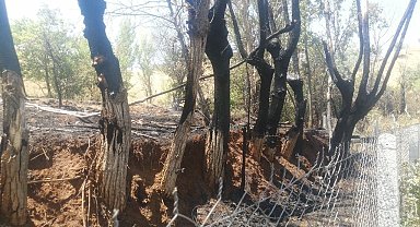 Bir kıvılcımla yangını başlattı, alevlerin büyüdüğünü görünce kaçtı