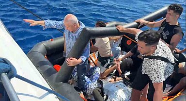 Bodrum açıklarında 13 düzensiz göçmen kurtarıldı