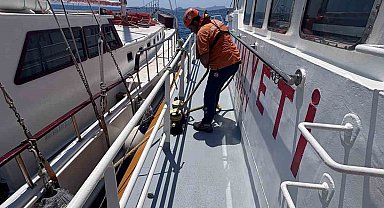 Bodrum'da su alan tekneyi KIYEM ekipleri müdahale etti