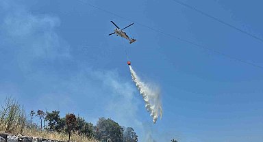 Bodrum'daki yangın büyümeden söndürüldü