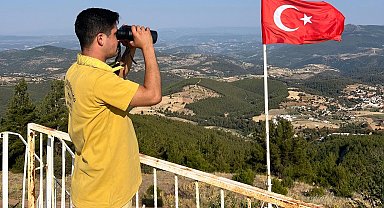 Bozdoğan'da ormanlar gözetleniyor