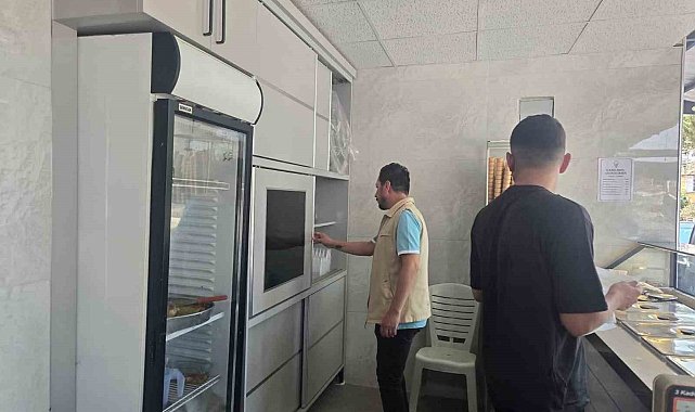Bozdoğan'da tatlıcı ve dondurmacılara gıda denetimi