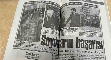 Bulgaristan Türk Edebiyatı'nın yaşayan en önemli temsilcilerinden Mehmet Türker'e 'Özgürlüğün Peşinde Bir Ömür' kitabı armağan edildi