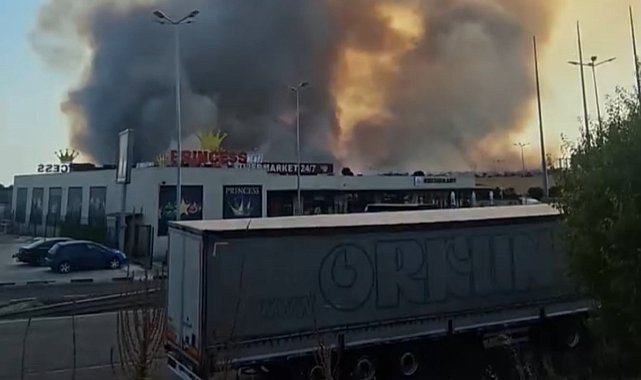 Bulgaristan'daki orman yangını Edirne sınırına dayandı