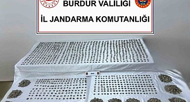 Burdur'da 6 bin 310 sikke ele geçirildi