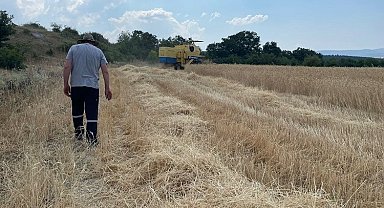 Bursa Büyükşehir'den kırsaldaki üreticiye biçerdöver desteği